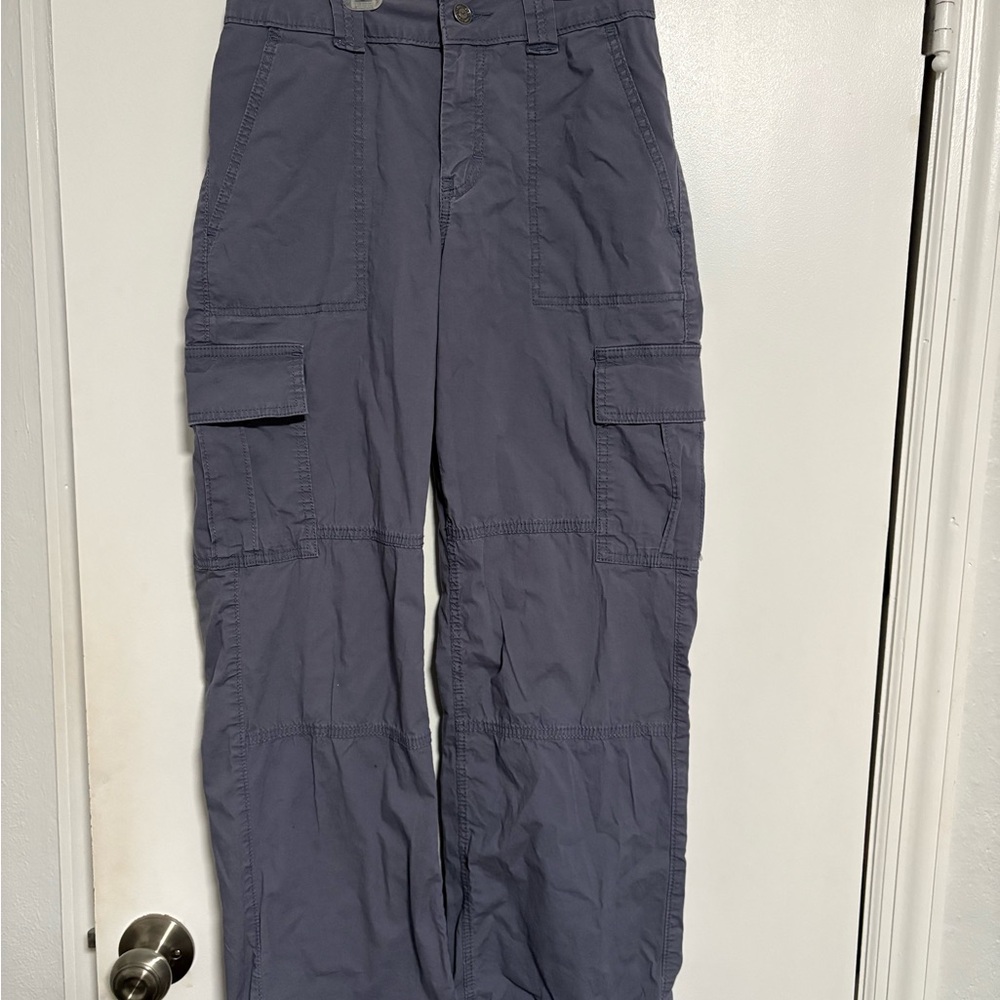 Hollister Women's Straight Leg Pants in Blue